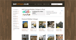 Desktop Screenshot of justcottages.co.uk